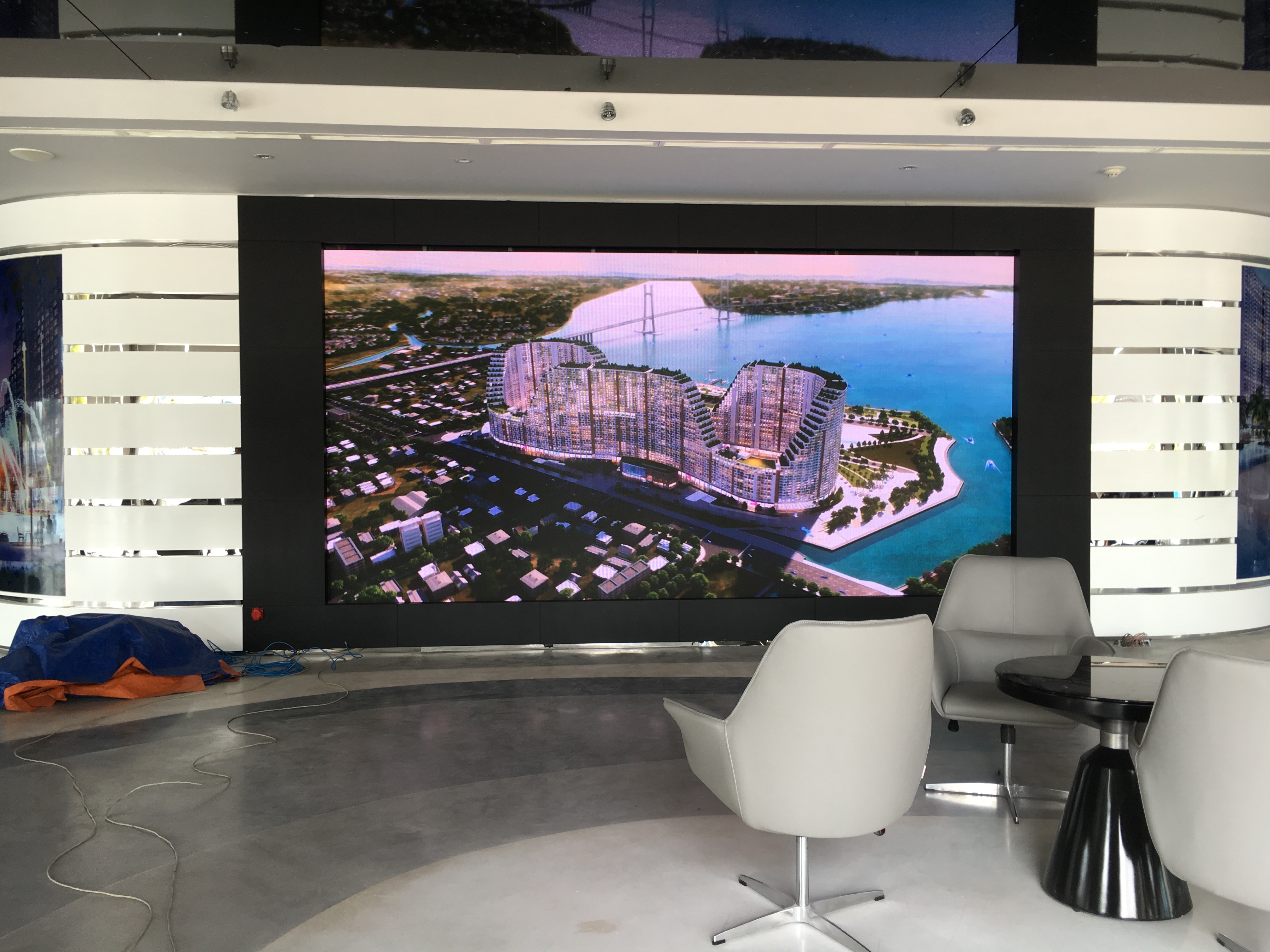 Dự án bán màn hình LED P3,91mm Indoor tại BĐS An Gia