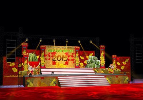 Thiết kế sân khấu chào mừng năm mới 2015